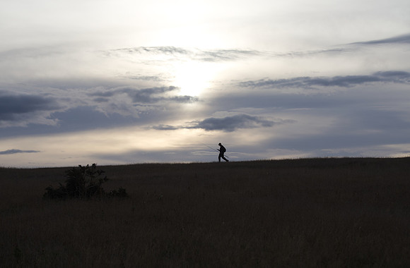 Fisherman Walking Home